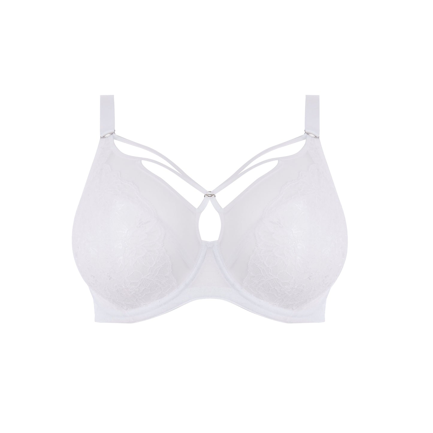 Elomi - Brianna UW Plunge Bra - White - EL8080