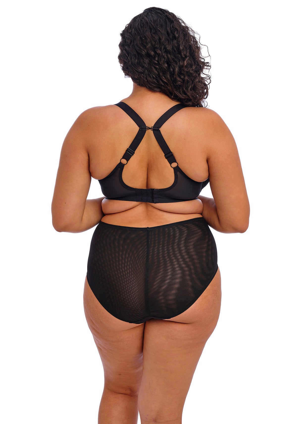 Elomi - Brianna Black U/W Padded Half Cup Bra - EL8081