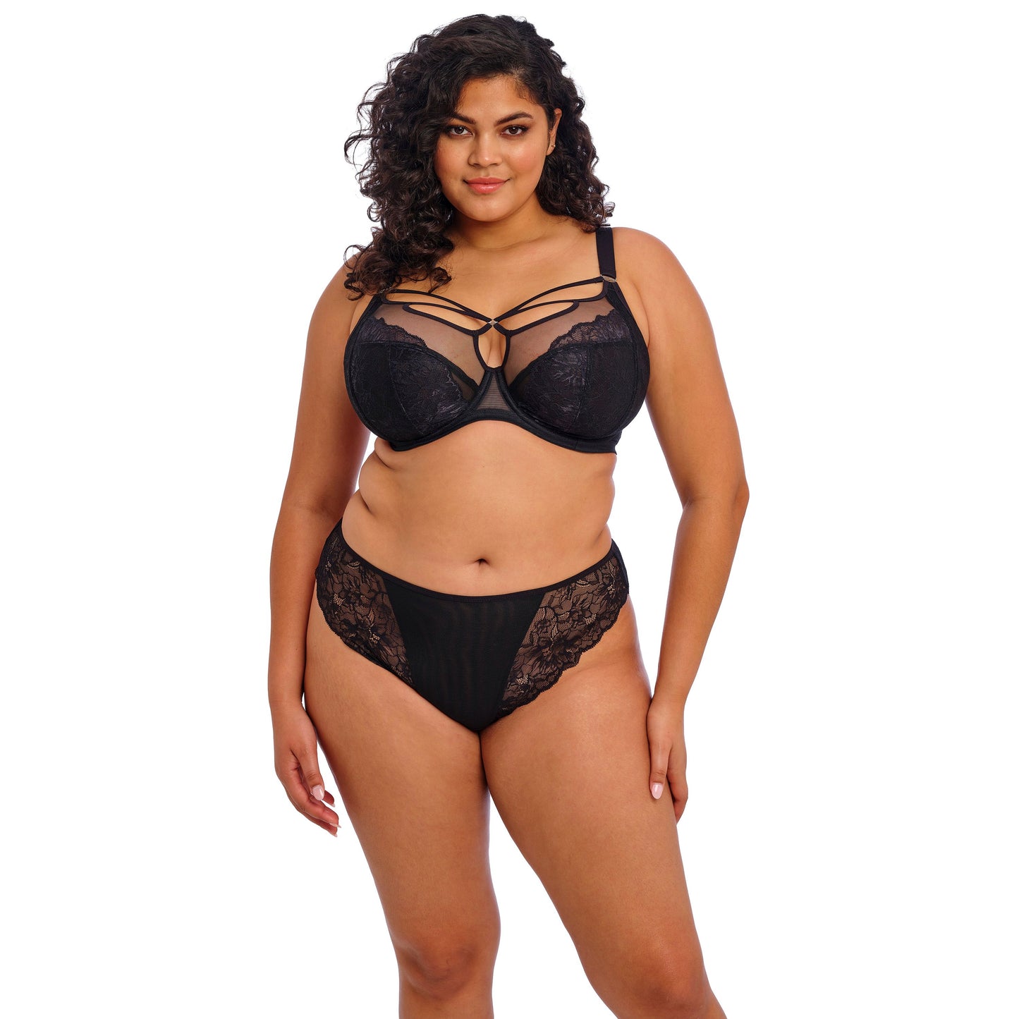 Elomi - Brianna UW Plunge Bra - Black - EL8080