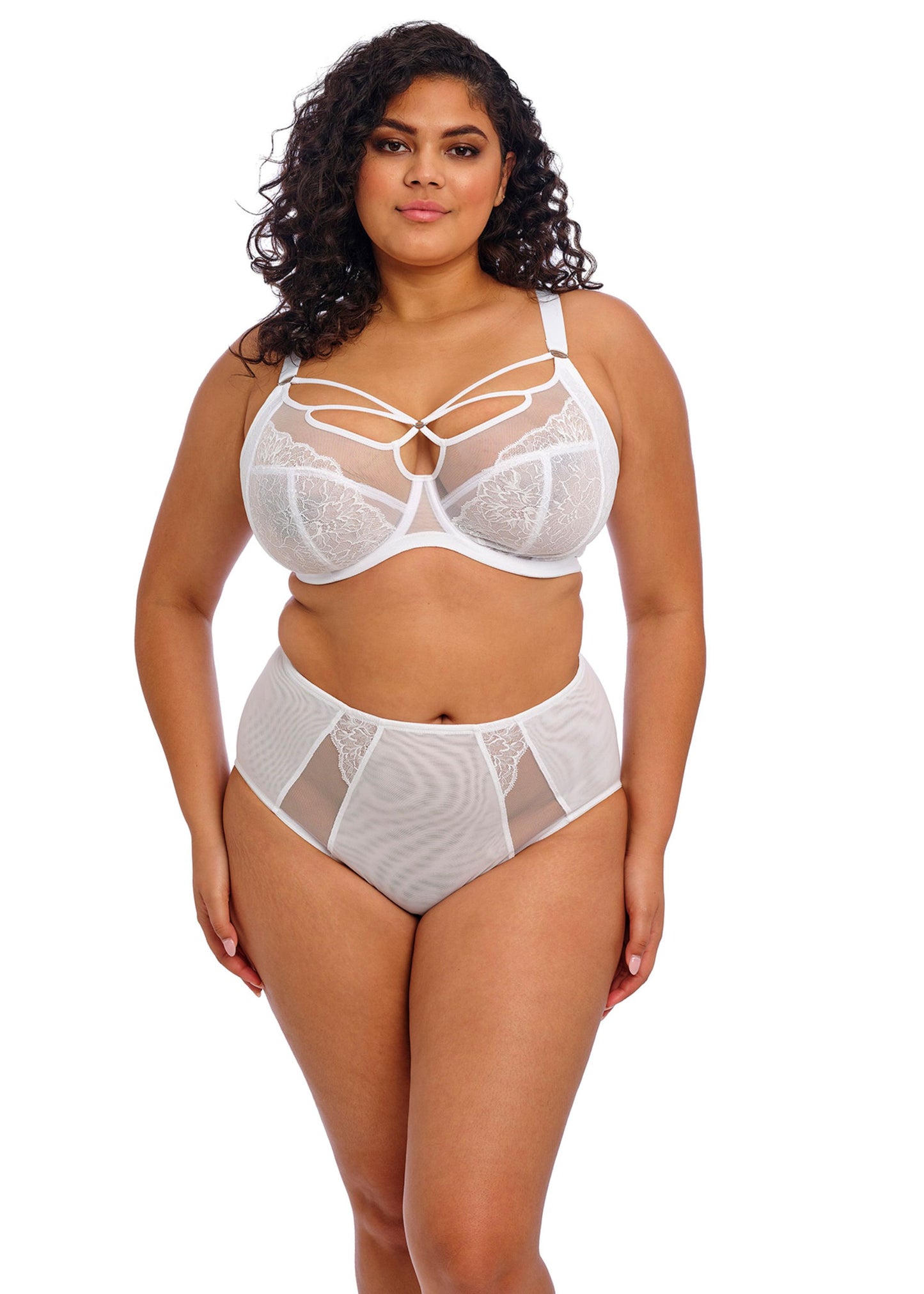Elomi - Brianna UW Plunge Bra - White - EL8080
