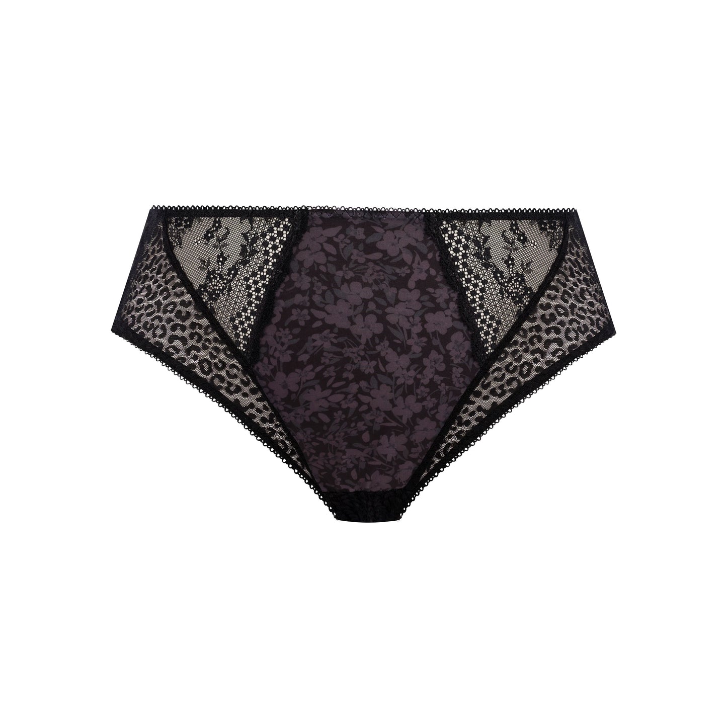Elomi - Lucie Black High Leg Brief - EL4496