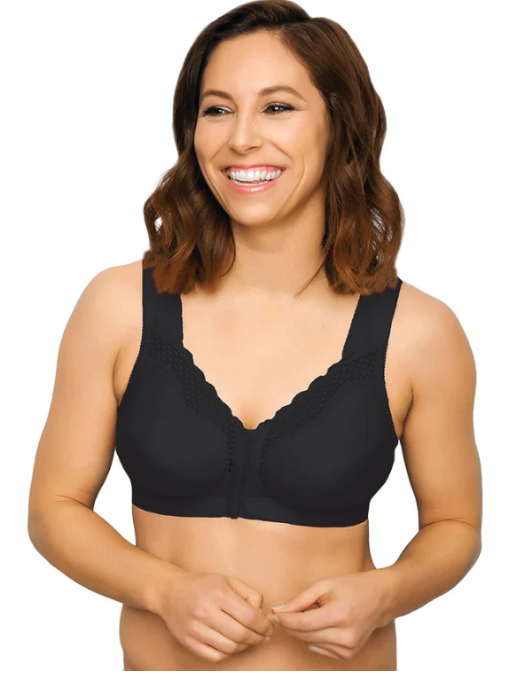 Exquisite Form - Front Close Cotton & Nylon Posture Support Bra - 5100531