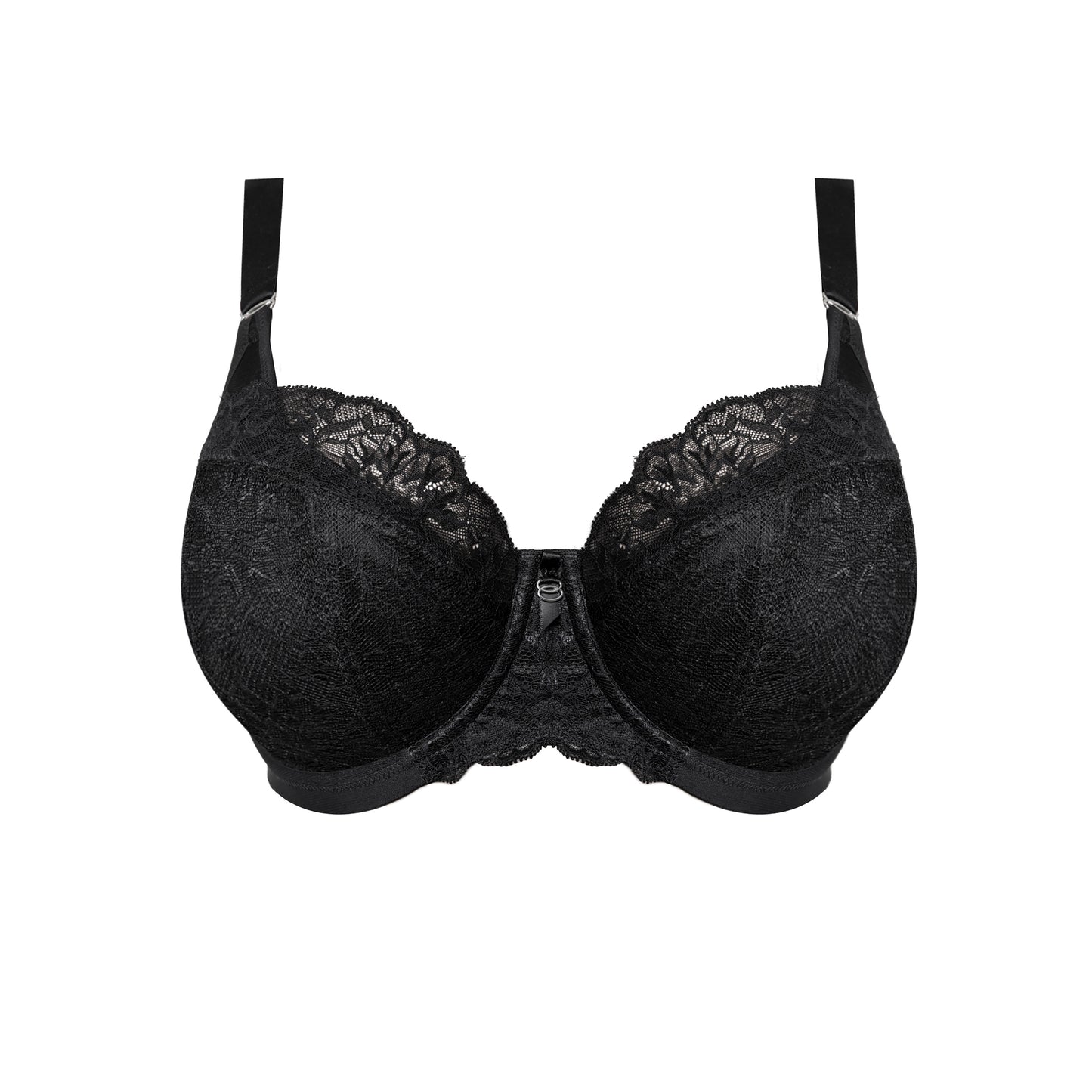 Elomi - Brianna Black U/W Padded Half Cup Bra - EL8081
