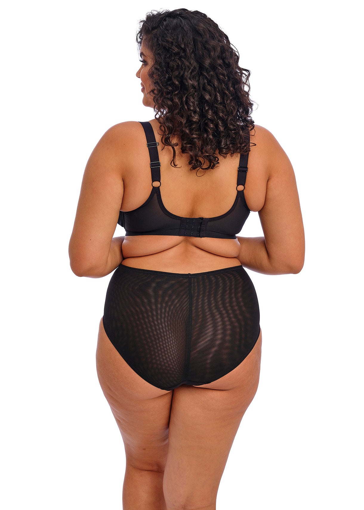 Elomi - Brianna Black U/W Padded Half Cup Bra - EL8081