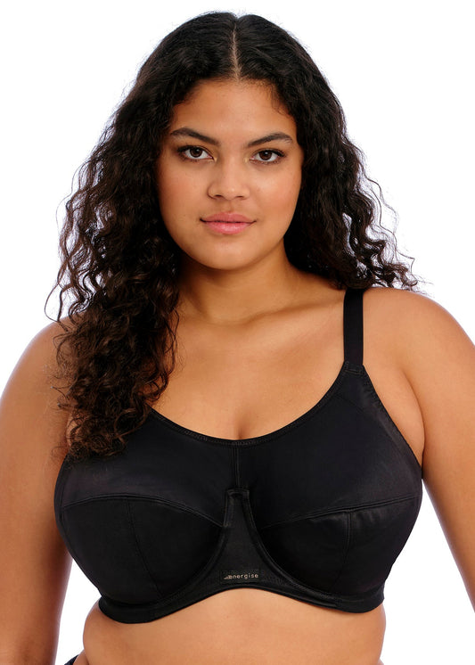 Elomi - Energise Sports Bra -  Black - EL8041