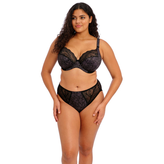 Elomi - Lucie Black High Leg Brief - EL4496