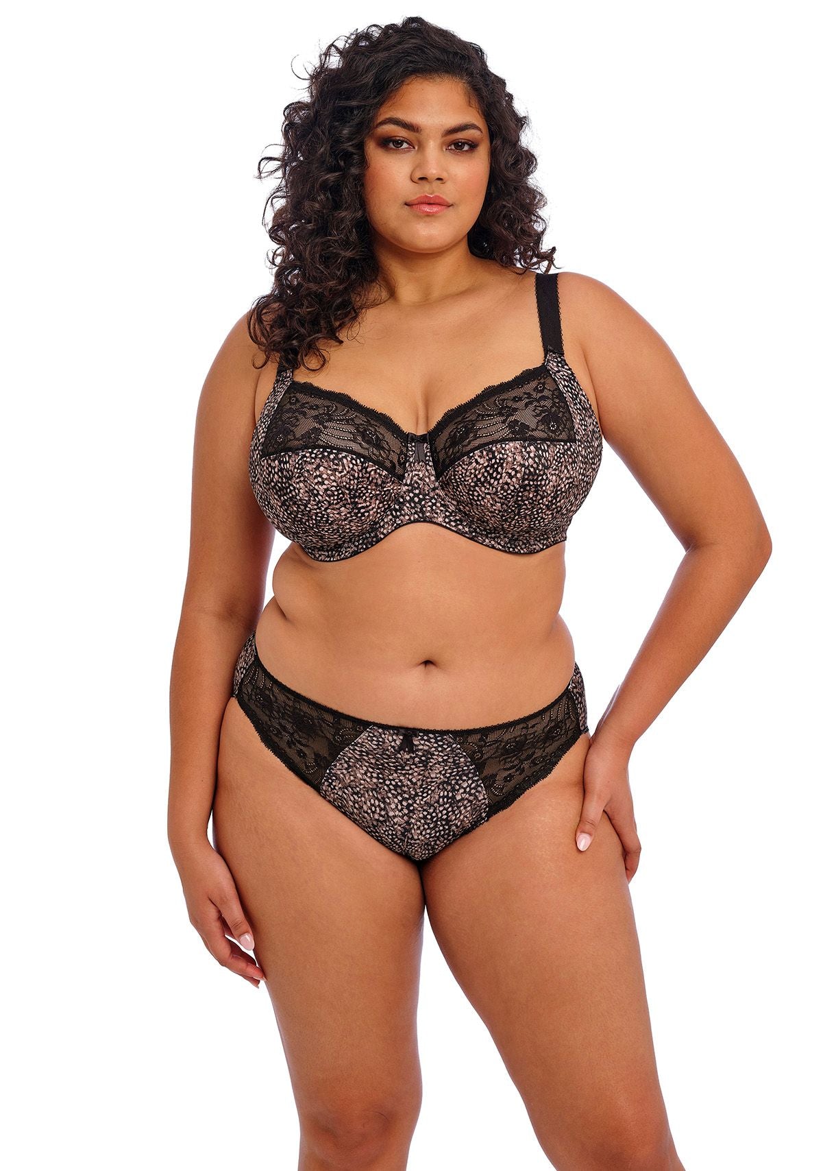 Elomi - Morgan Print - Ebony -  EL4110