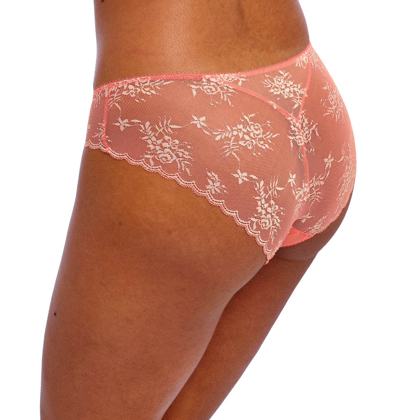 Freya Offbeat Decadence Sunset Coral Brief