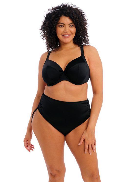 Elomi - Plain Sailing Black Uw Plunge Bikini Top - ES7284