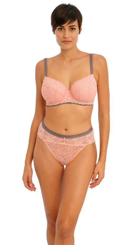 Freya -Offbeat U/W Padded Half Cup Bra - AA5453 - Rosehip